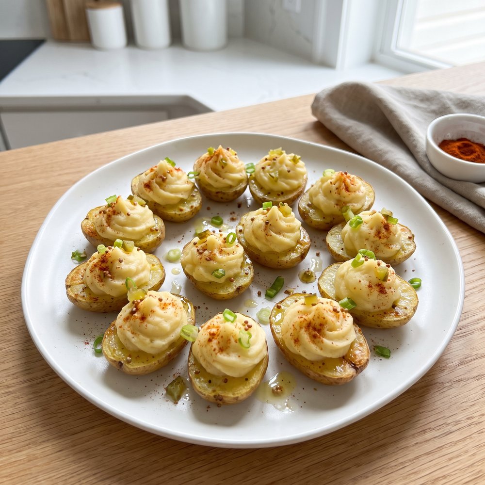 Deviled Baby Gold Potatoes