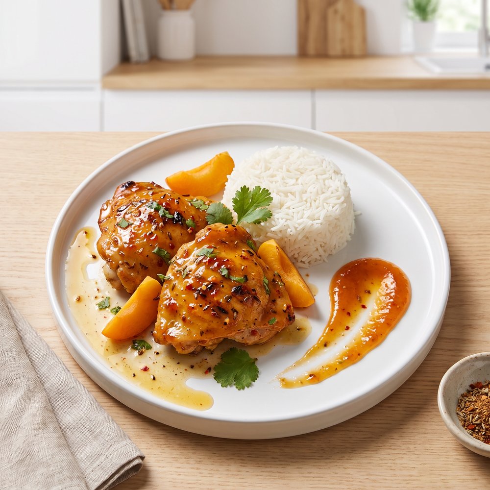 Evin's Apricot-Spiced Indian Chicken
