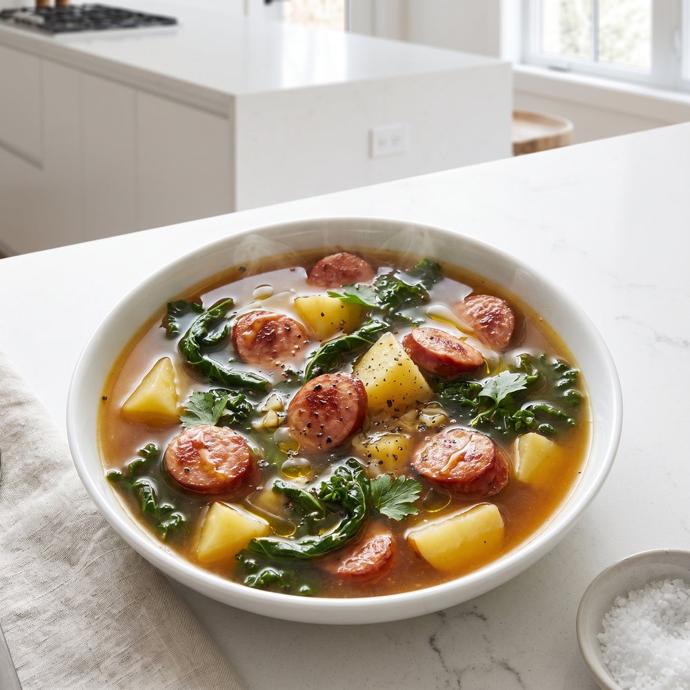 Kielbasa Kale Stew