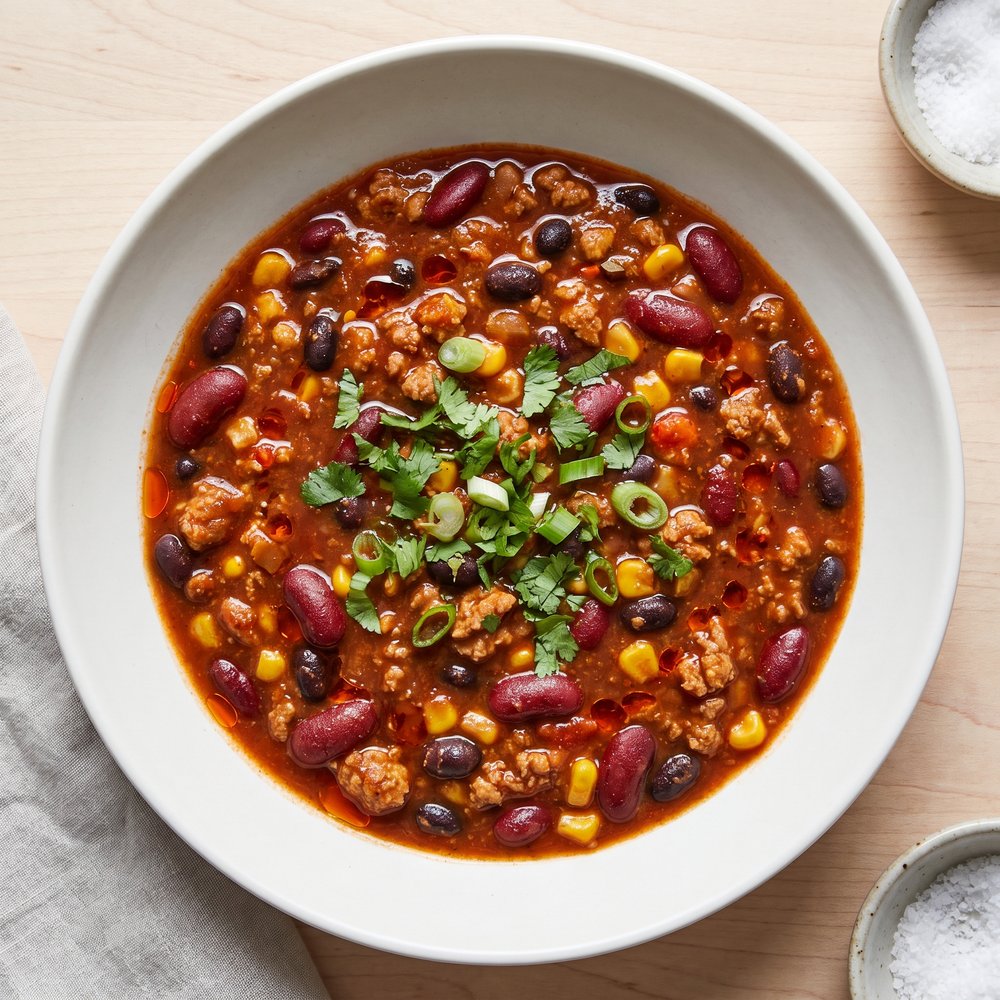 Slow-Simmered Habanero Turkey Chili