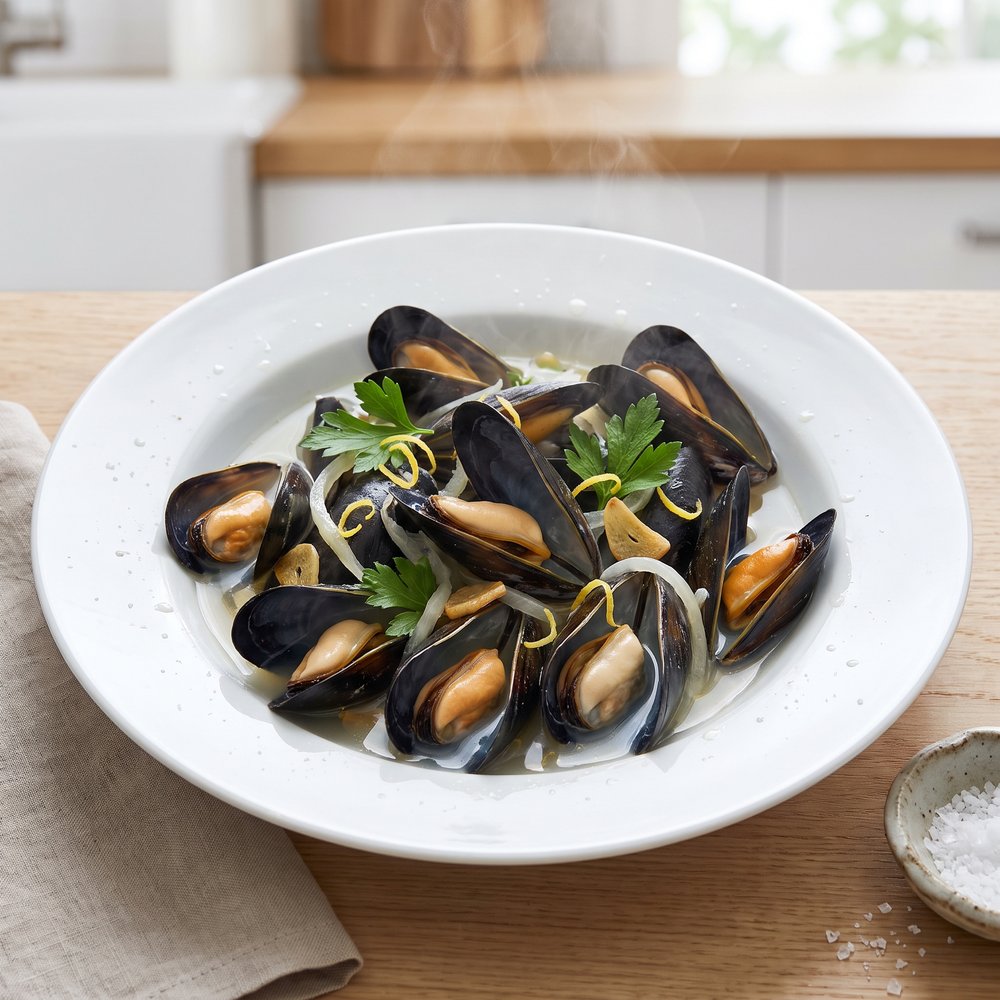 Classic Steamed Mussels
