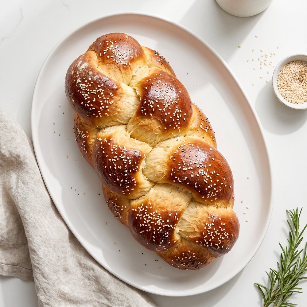 Bread Machine Challah for Shabbat and Holidays