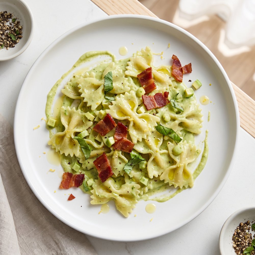 Bacon Avocado Pasta