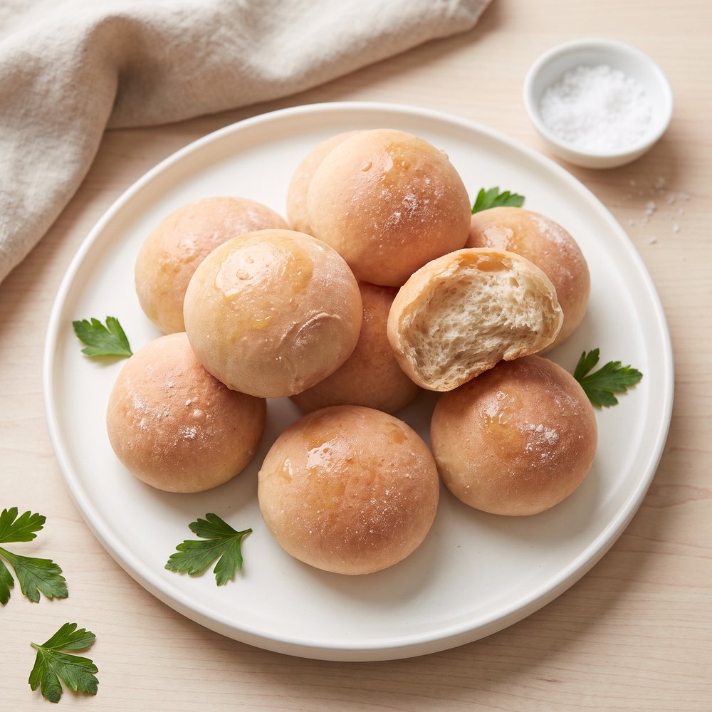 Blushing Refrigerator Dinner Rolls