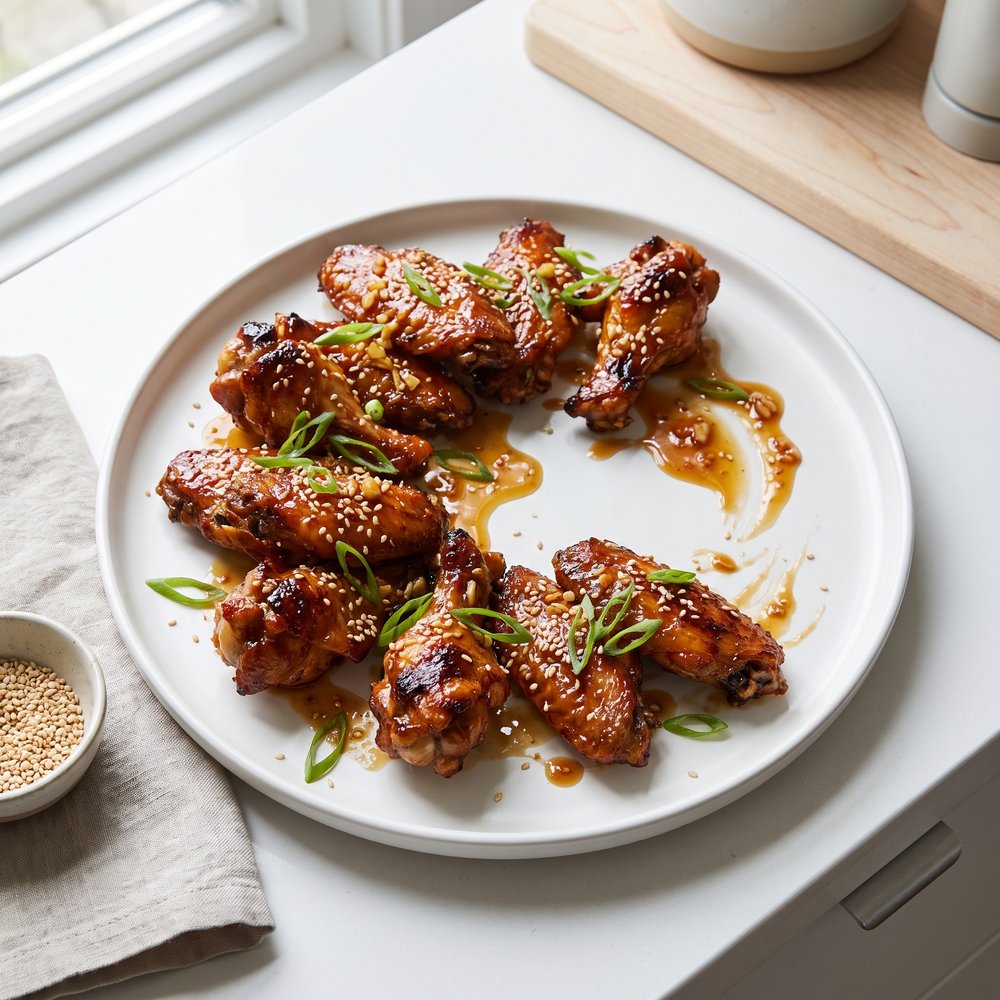 Krista's Sticky Honey Garlic Wings