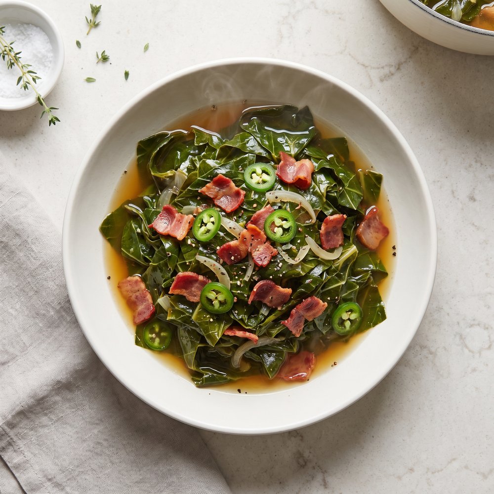Long-Simmered Collard Greens