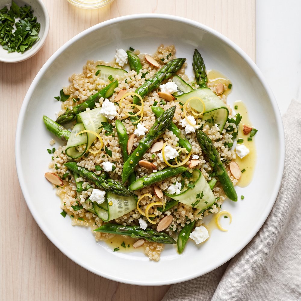 Asparagus, Quinoa & Feta Spring Salad