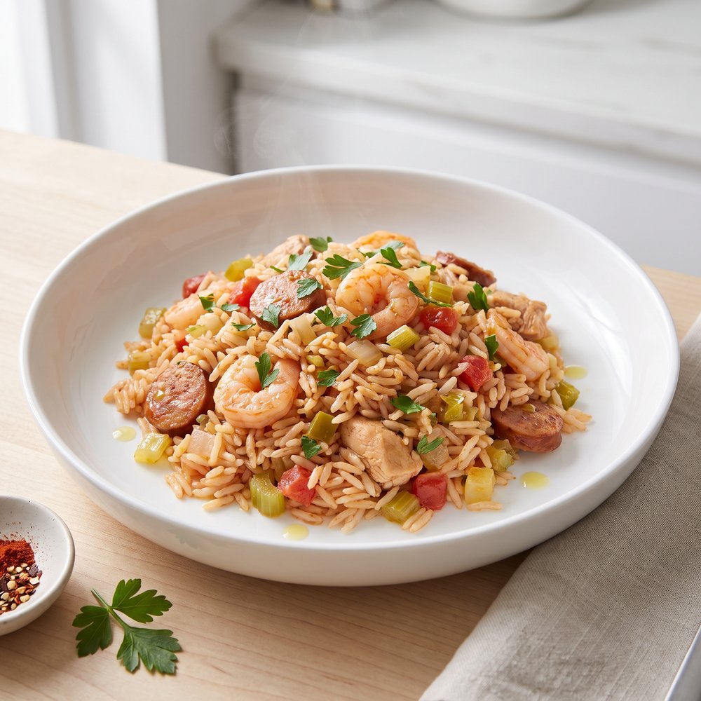 Jen’s Hearty Jambalaya