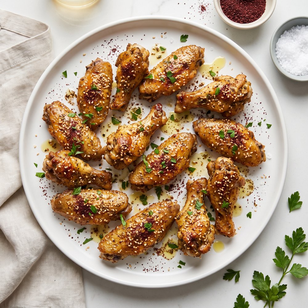 Middle Eastern Za’atar-Spiced Chicken Wings
