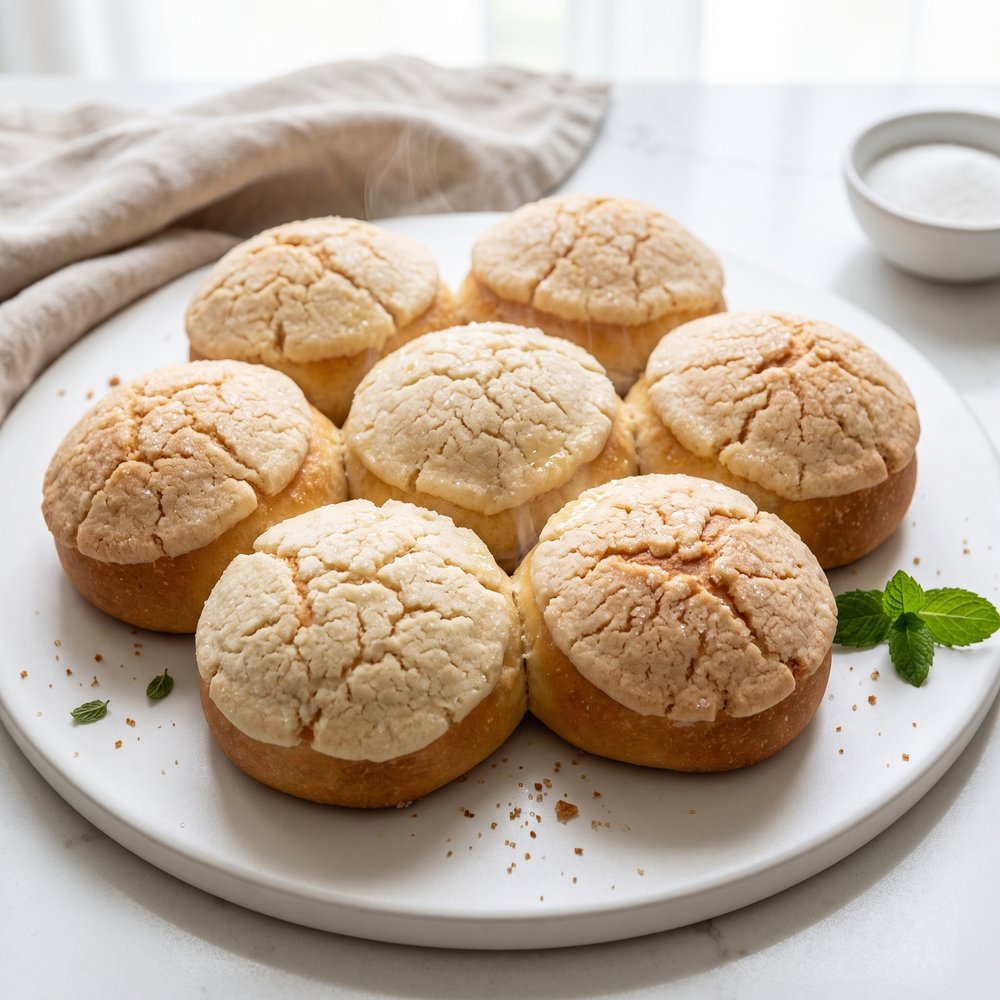 Mexican Conchas (Pan Dulces)