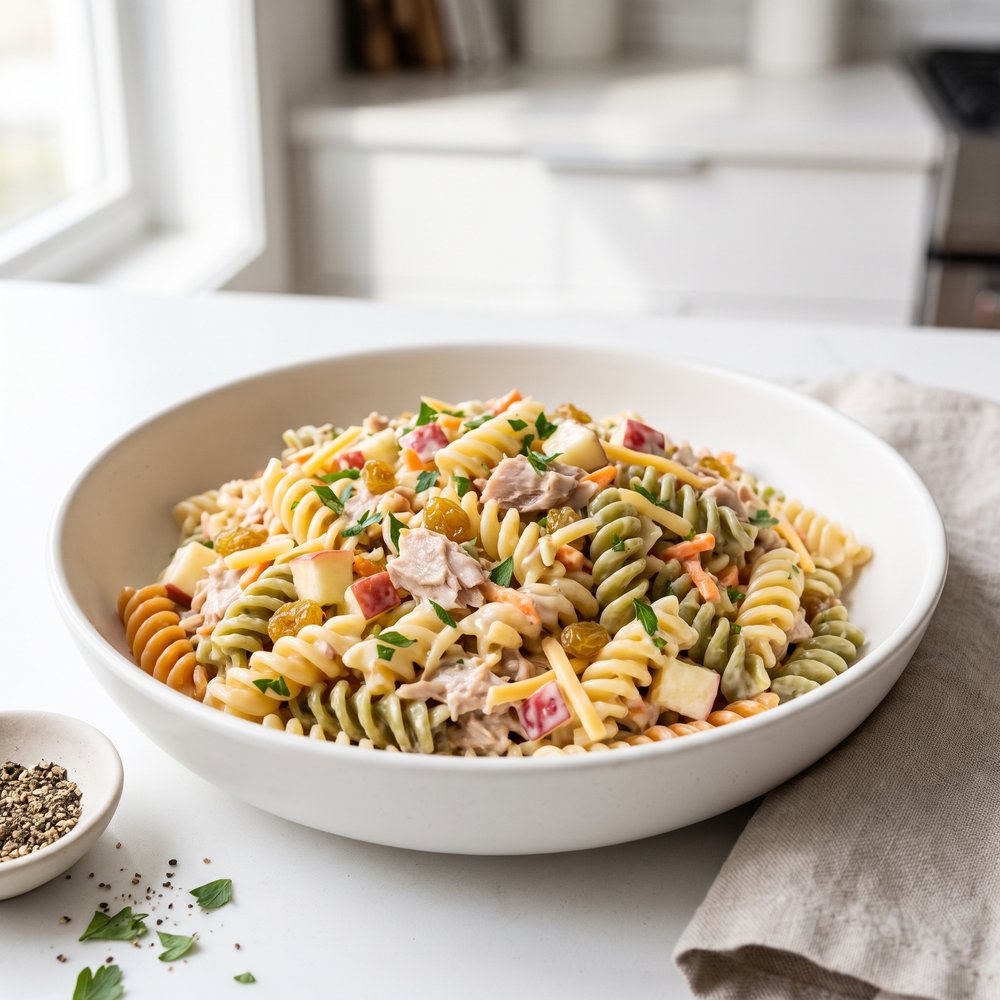 All-in-One Macaroni Salad with Five Food Groups
