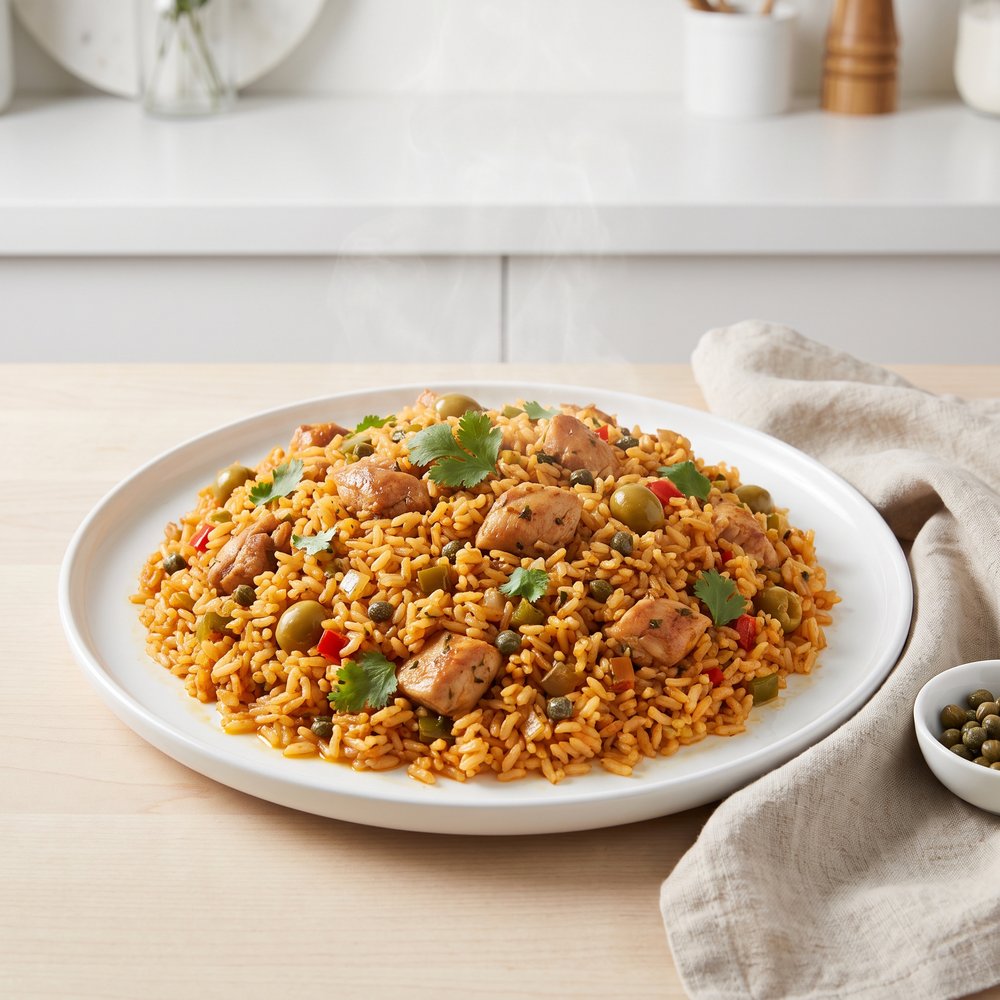 Puerto Rican Chicken and Rice (Arroz con Pollo)