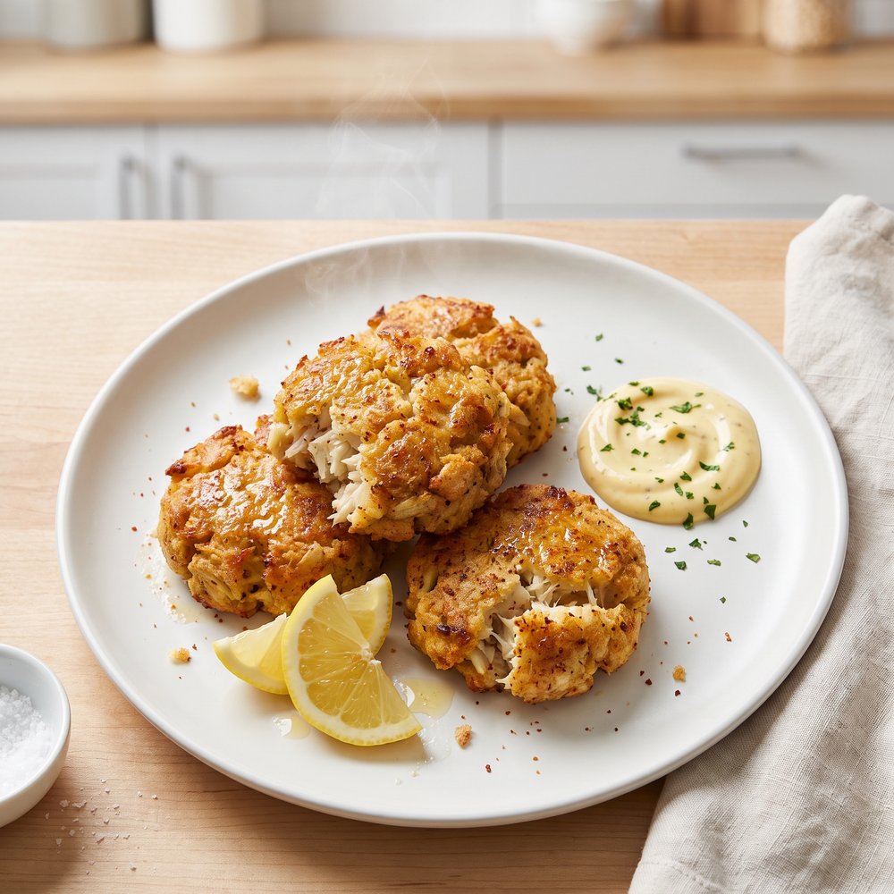 Classic New England-Style Crab Cakes
