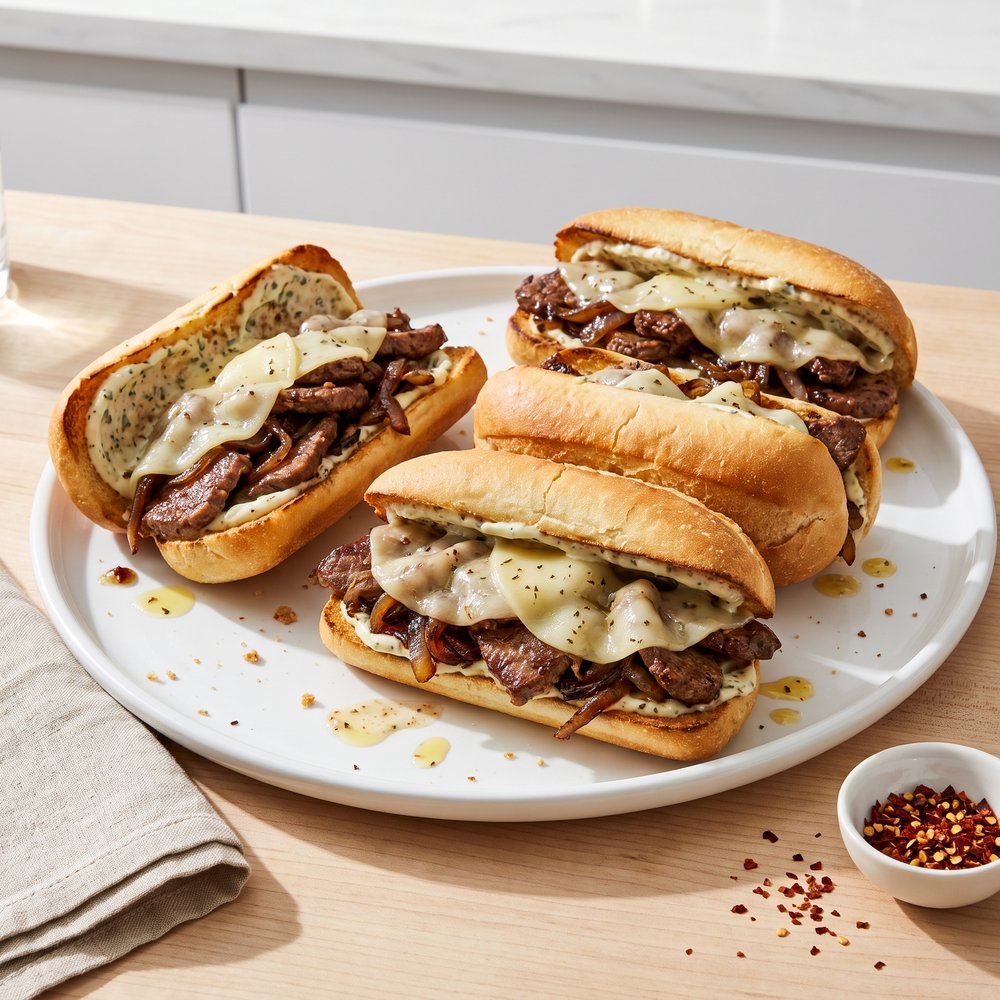 Hearty Provolone Steak Hoagie
