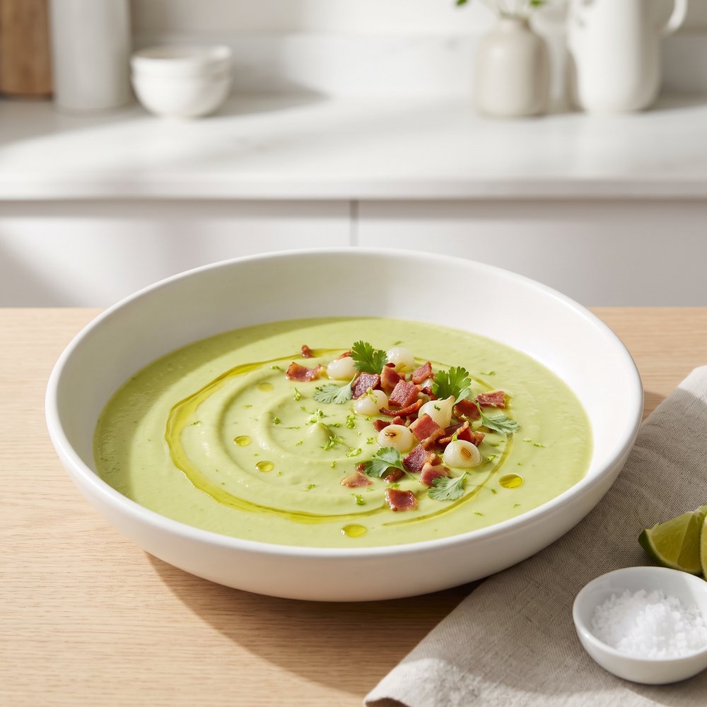 Avocado and Bacon Soup