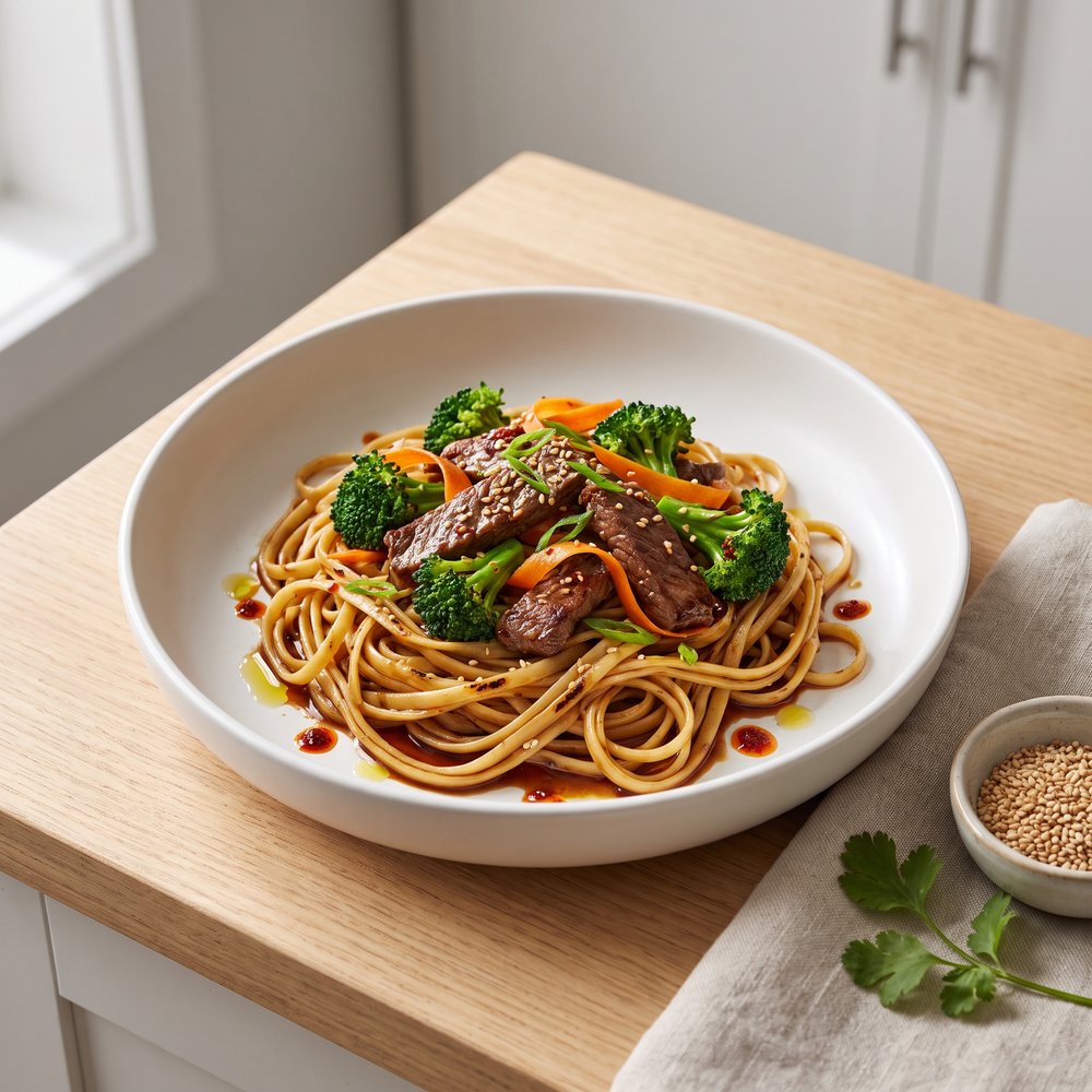 Shortcut Beef Noodle Bowl