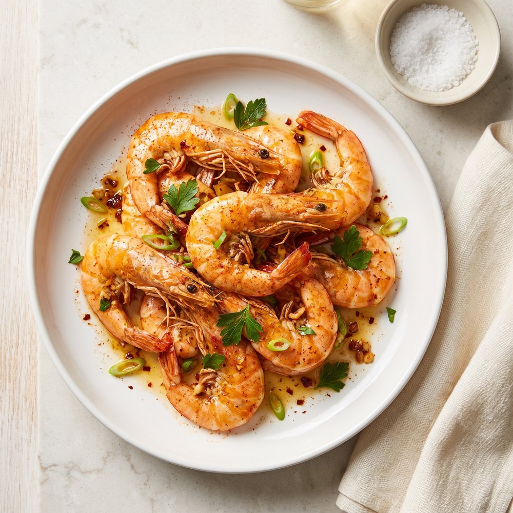 Island-Style Garlic Shrimp Scampi