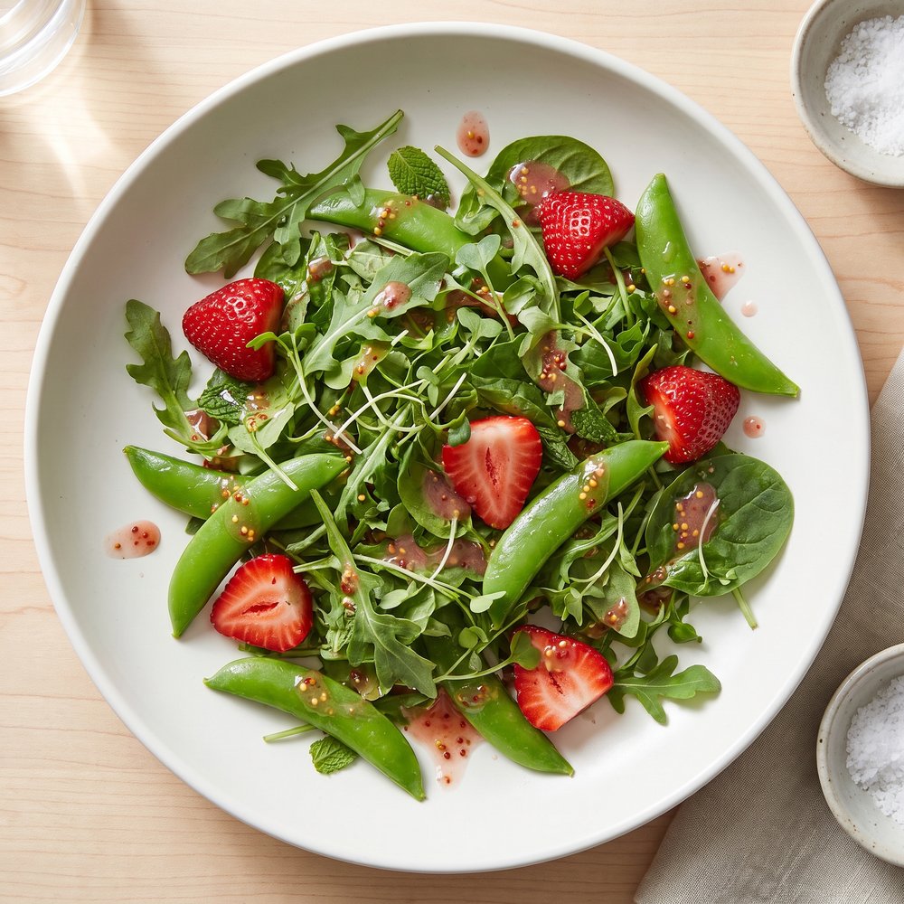 Strawberry and Snap Pea Salad