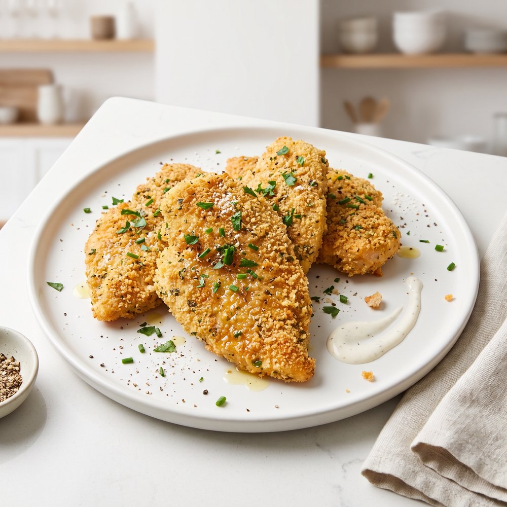 Oven-Baked Ranch-Coated Chicken