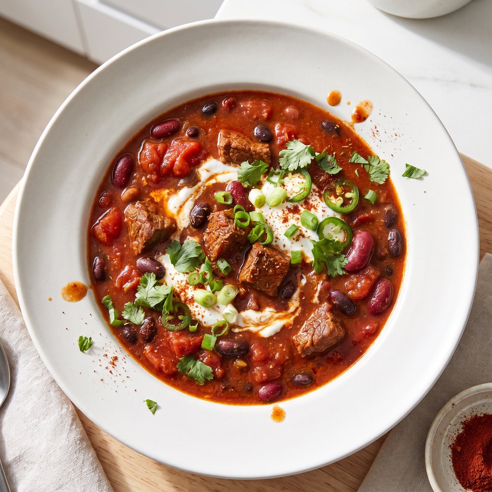 Beer-Infused Slow Cooker Chili