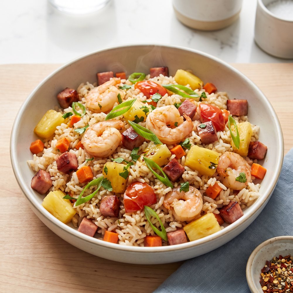 Shrimp and Pineapple Thai-Style Fried Rice