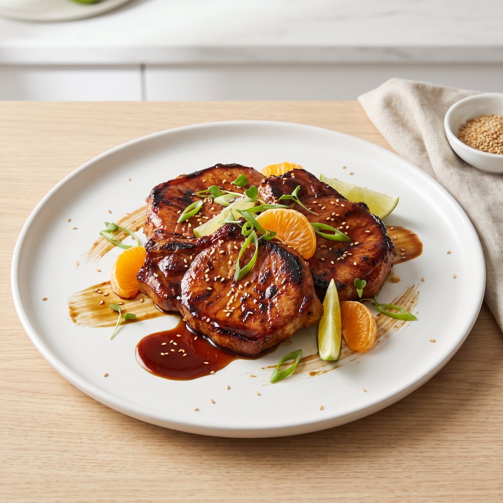 Teriyaki-Style Grilled Pork Chops
