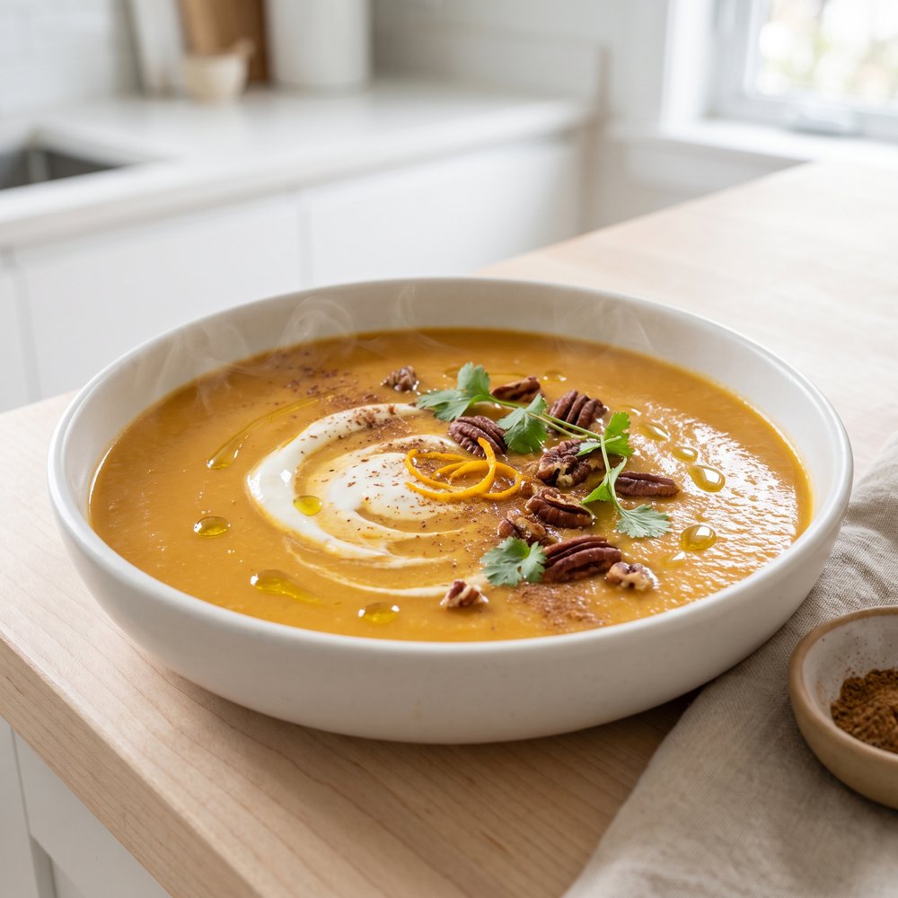 Quick and Easy Sweet Potato Soup