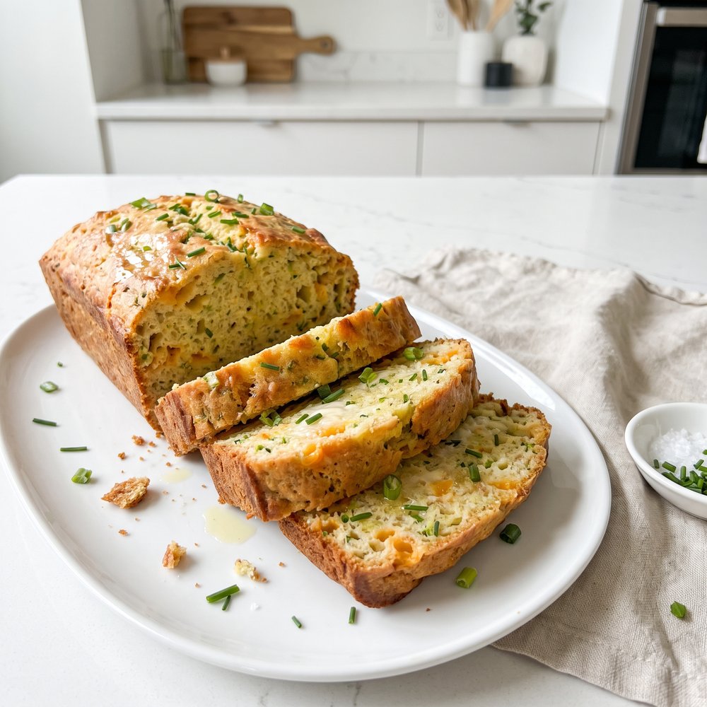 Cheddar and Zucchini Quick Bread