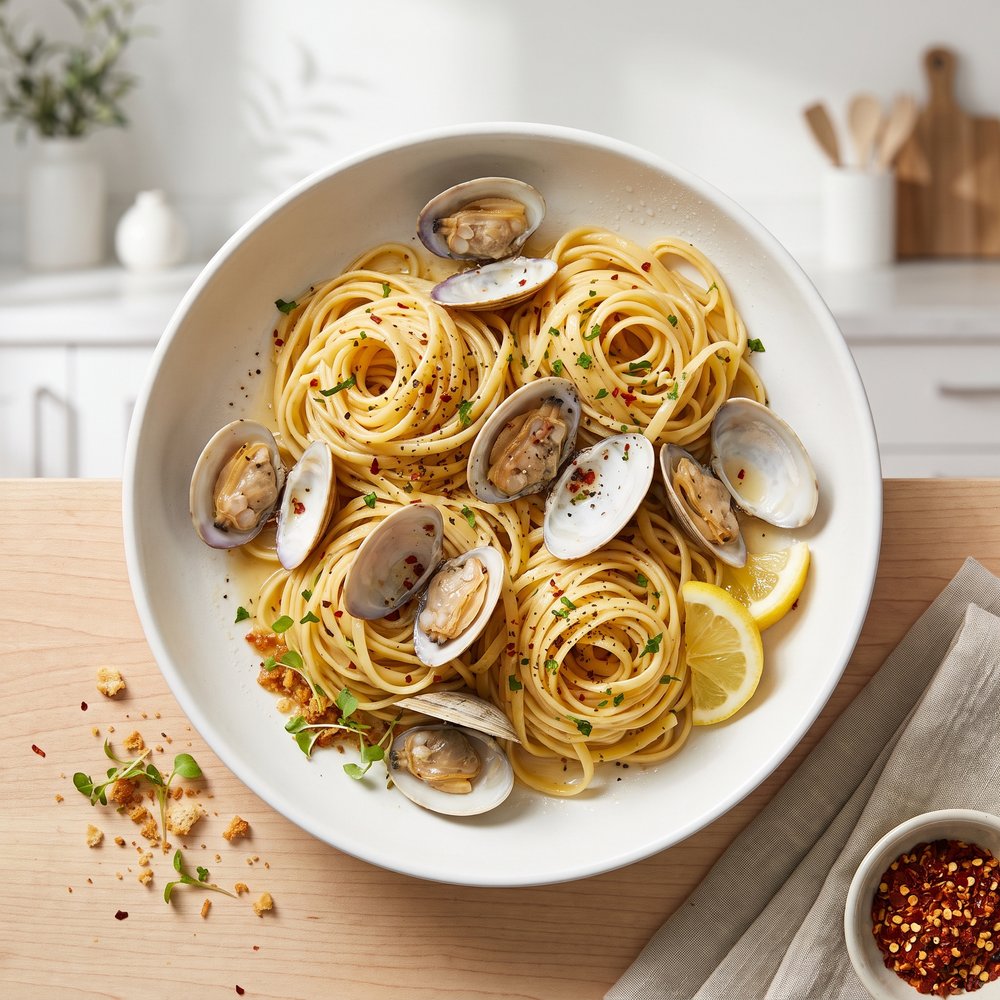 Linguine and Clam Sauce