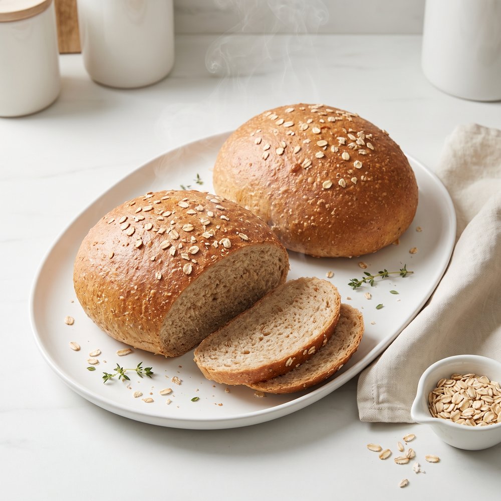 Oat Whole Wheat Bread