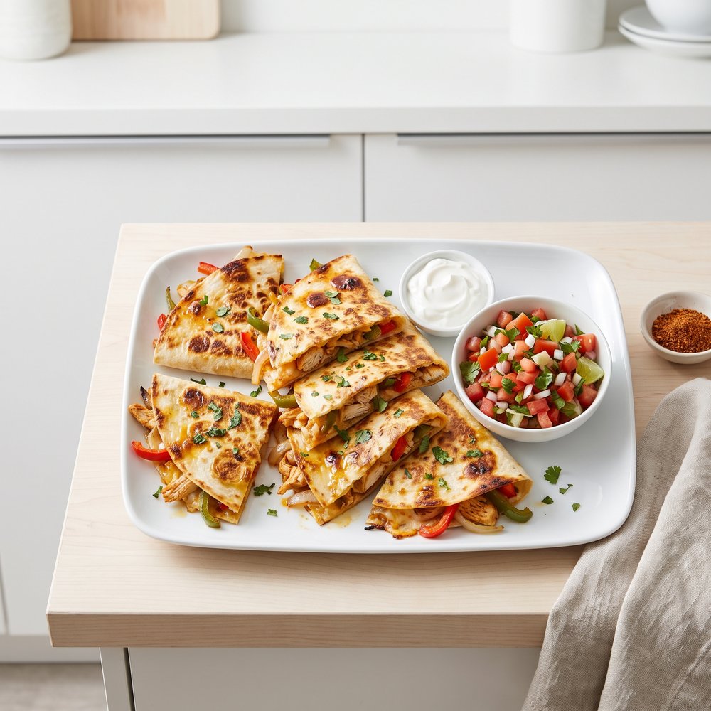 Oven-Baked Sheet Pan Quesadillas