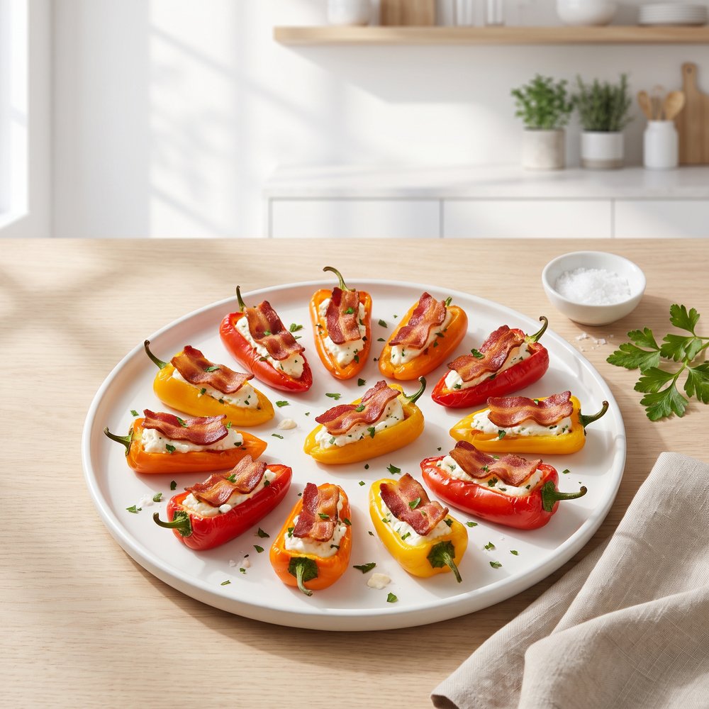 Air Fryer Mini Bell Pepper Poppers