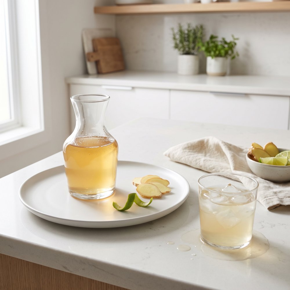 Ginger-Infused Sekanjabin Syrup