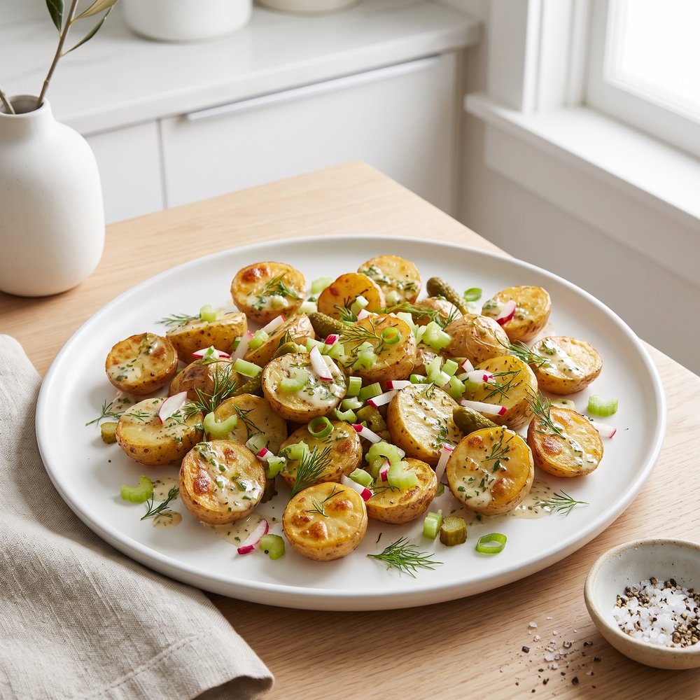 Mini Potato Salad Rounds