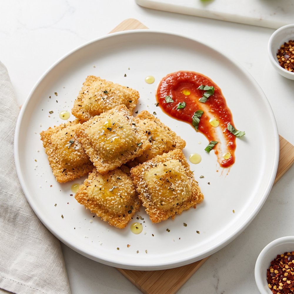 Crispy Breaded Baked Ravioli