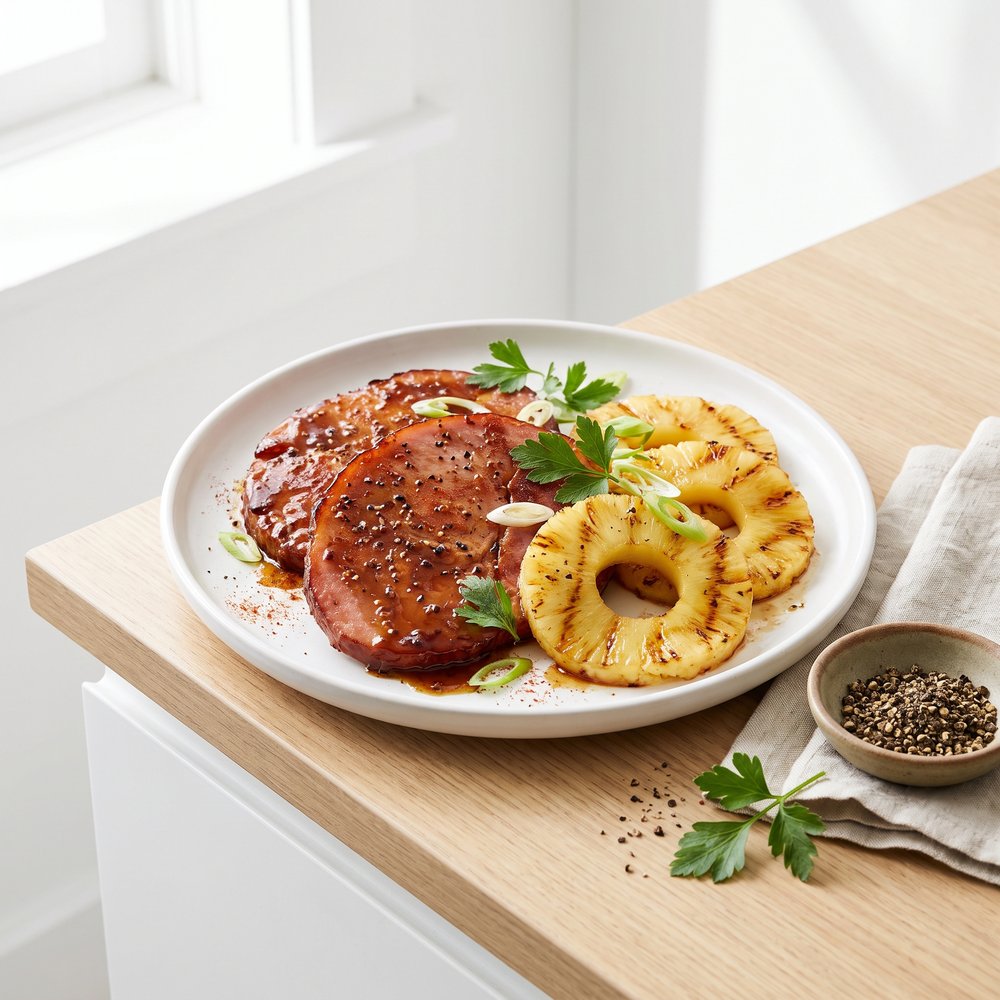 Quick Pineapple Ham Steaks