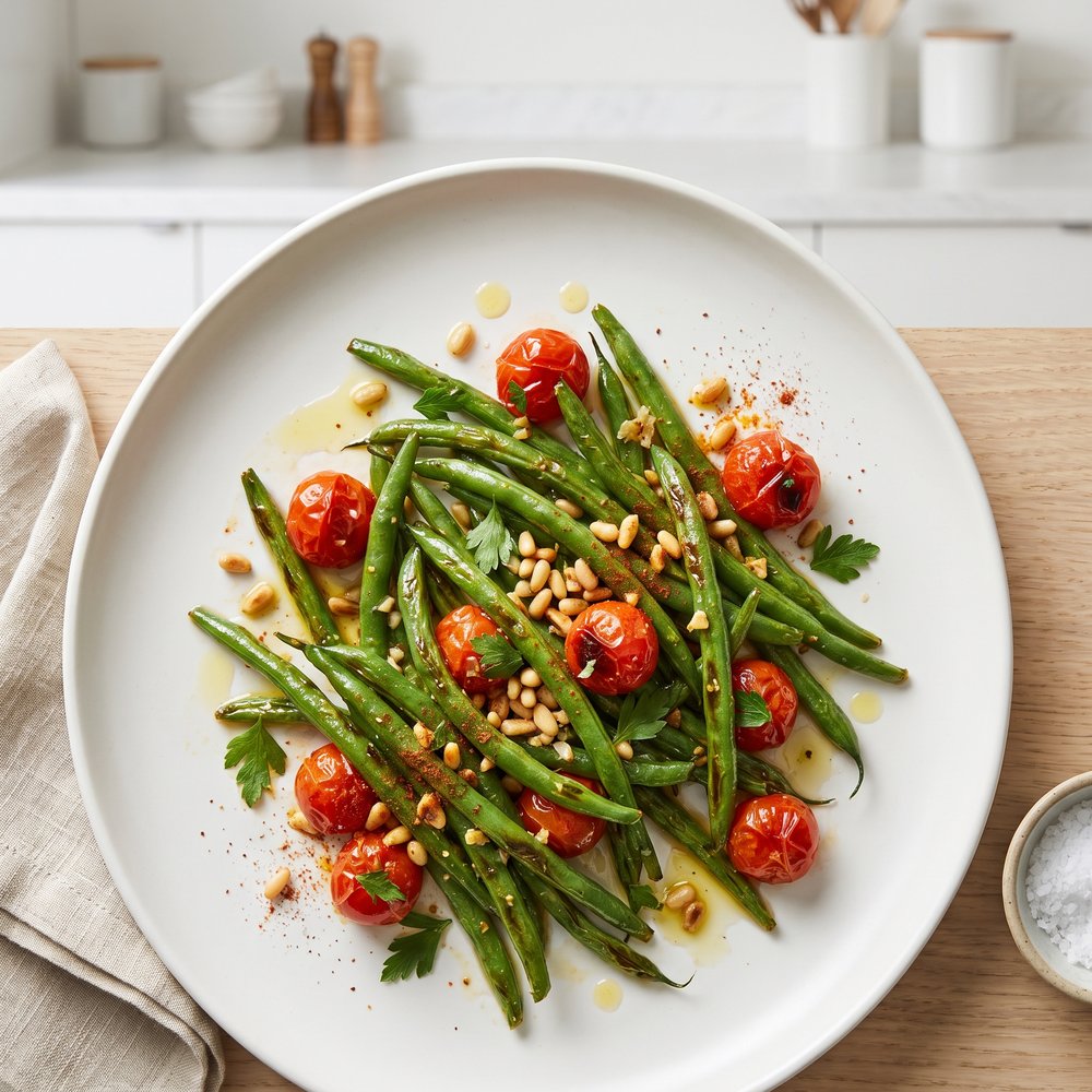Spanish-Style Green Beans with Tomatoes