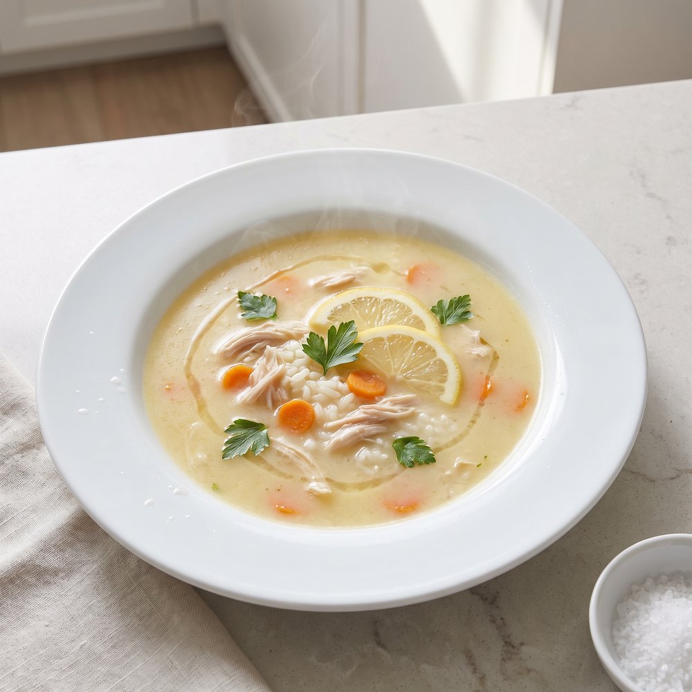 Avgolemono-Style Lemon Chicken Soup