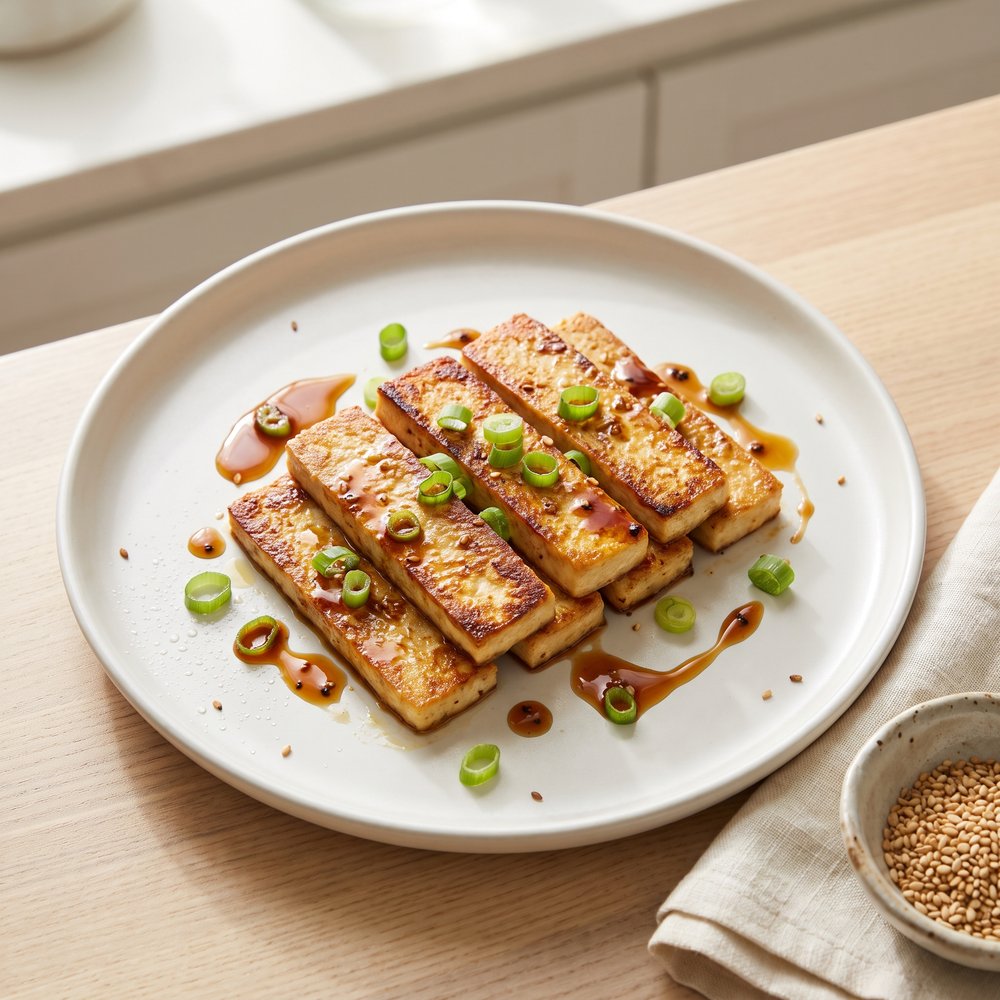 Simple Pan-Fried Tofu