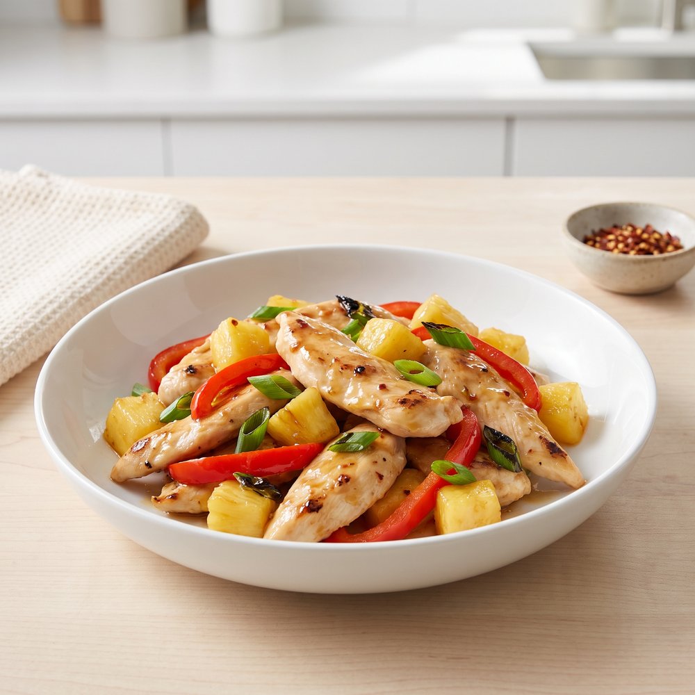 Quick Pineapple Chicken Stir-Fry