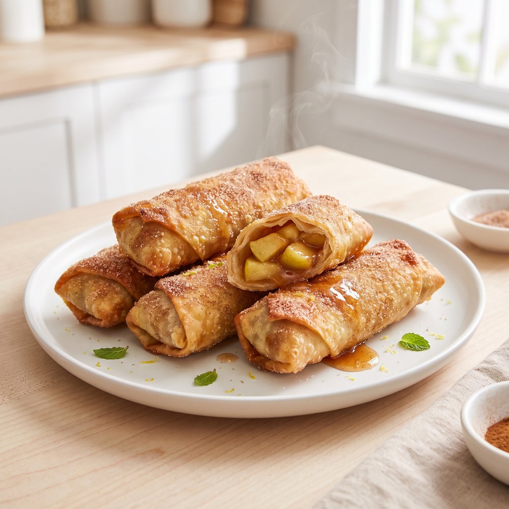 Air-Fried Apple Pie Egg Rolls