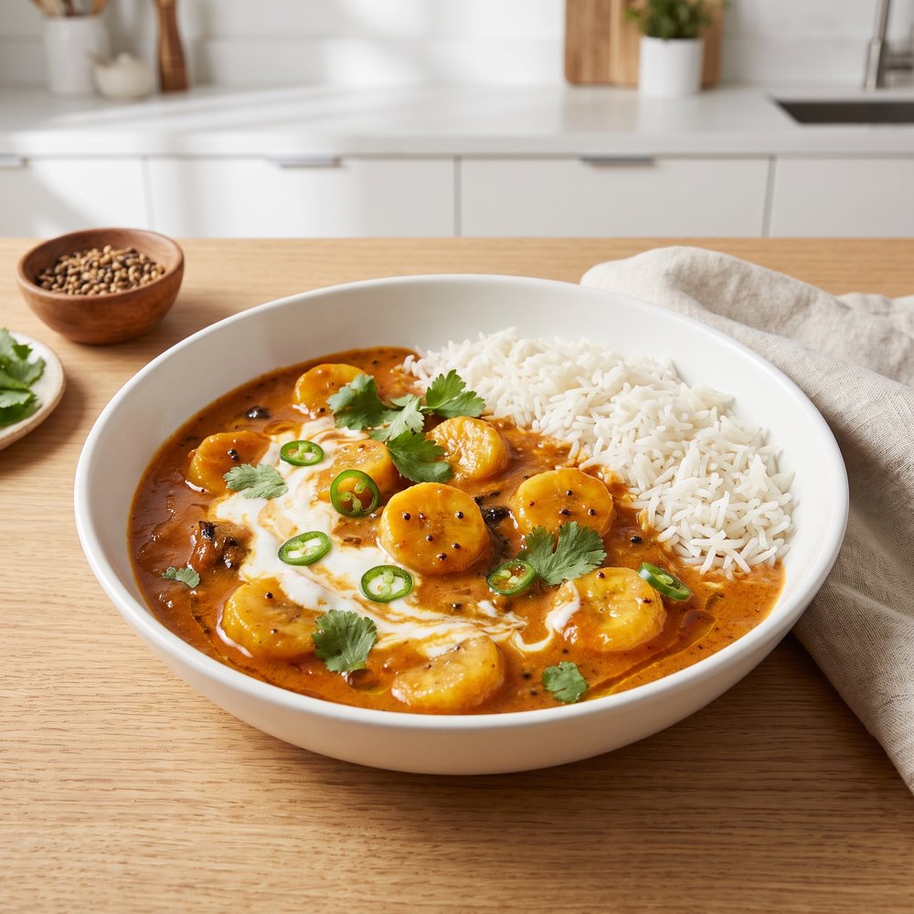 Fiery Banana Curry