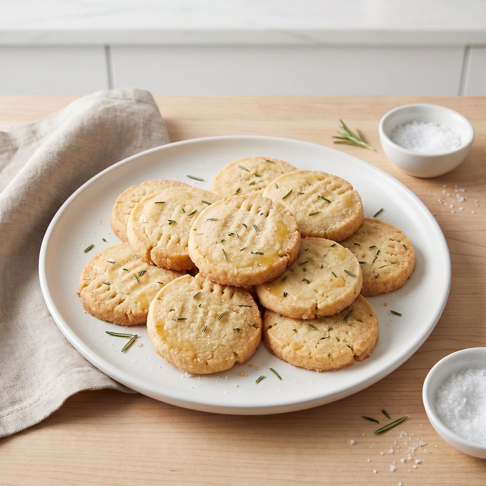 Chef John's Rosemary Shortbread Cookies