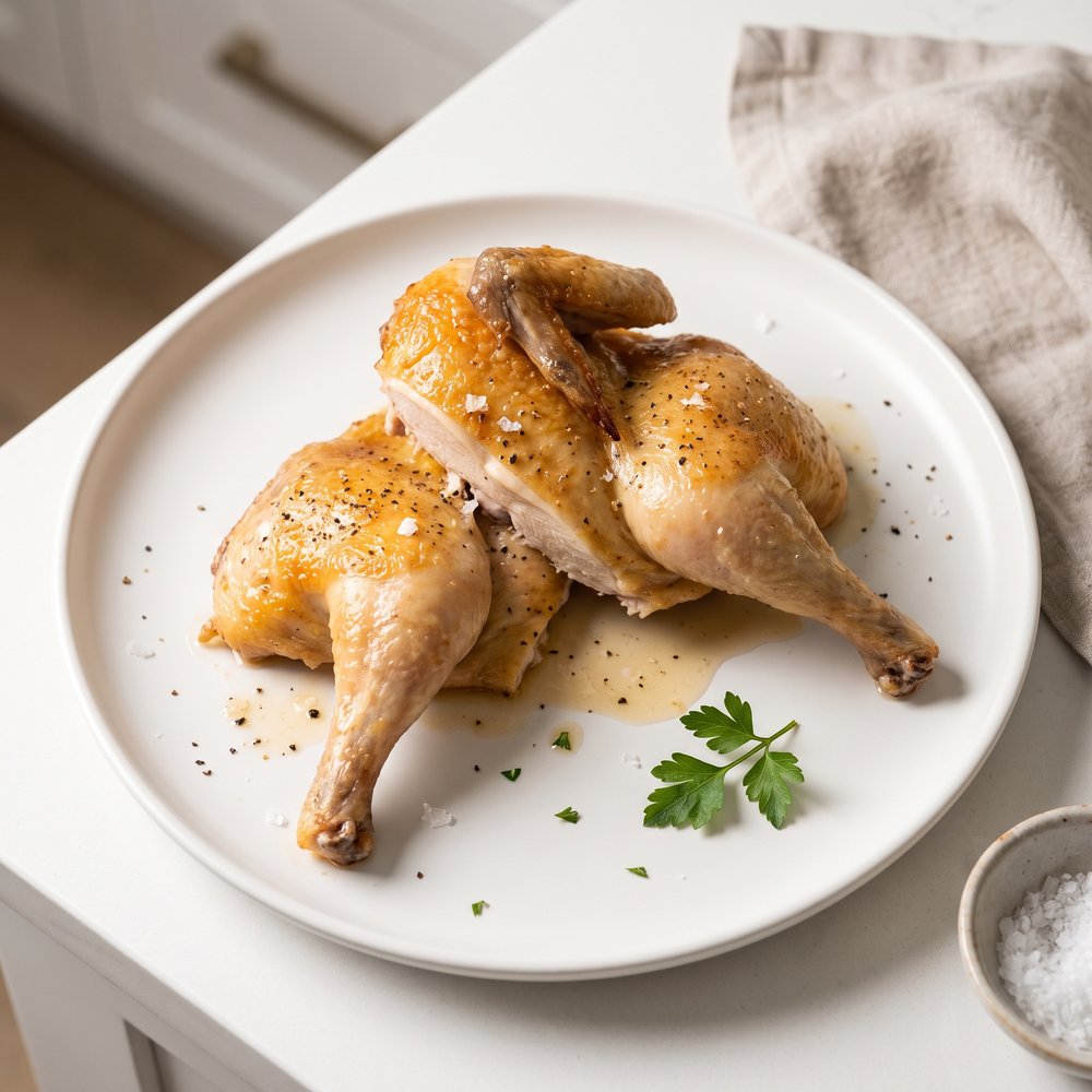 Crispy Air-Fried Cornish Hen