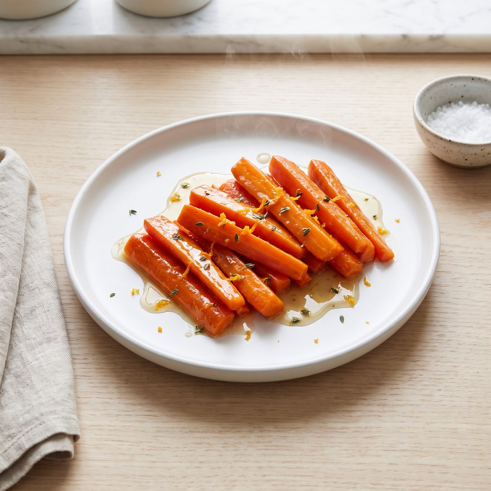 Brandy Glazed Carrots