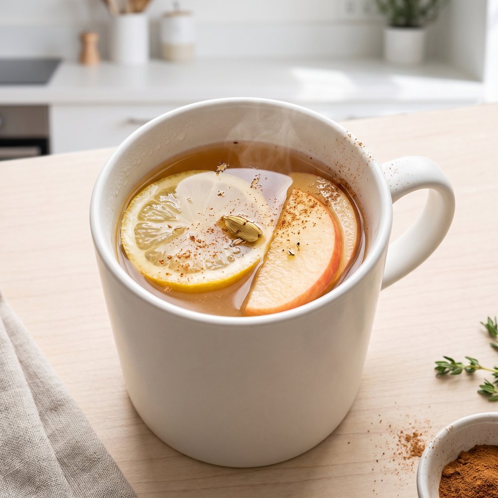 Bourbon Apple Cider Thermos Drink