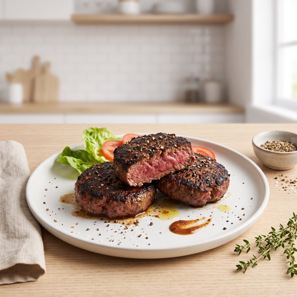 Montreal-Seasoned Steakhouse Burgers