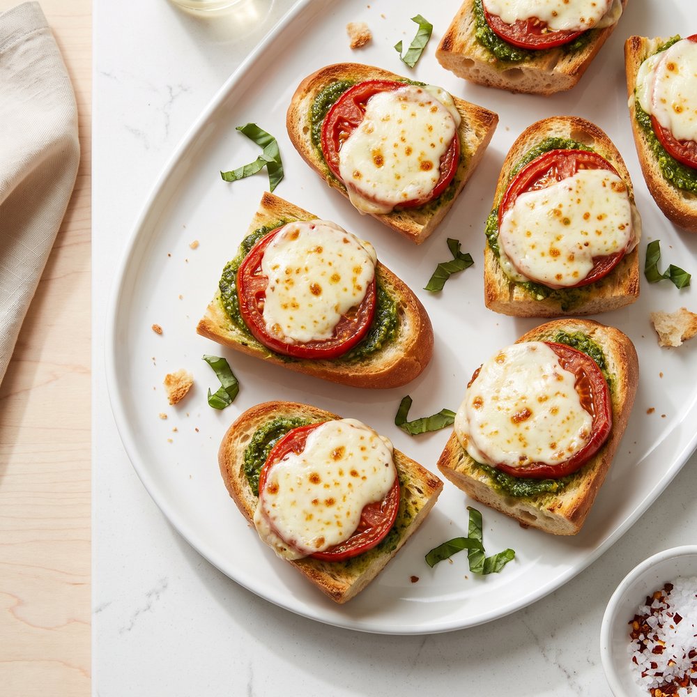 Mozzarella, Tomato & Basil Caprese Melt