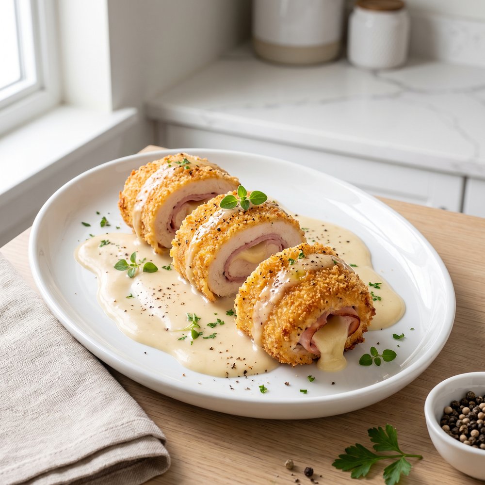 Quick Chicken Cordon Bleu Bake
