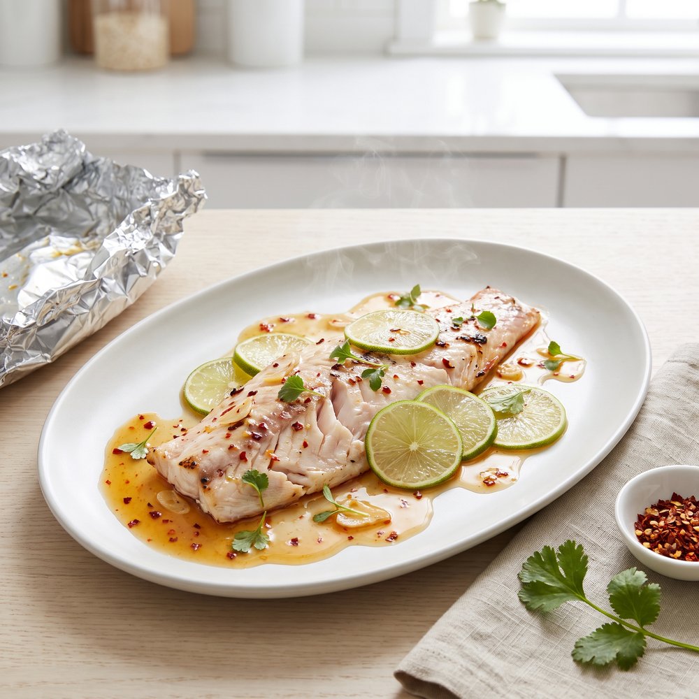 Bright and Spiced Red Snapper